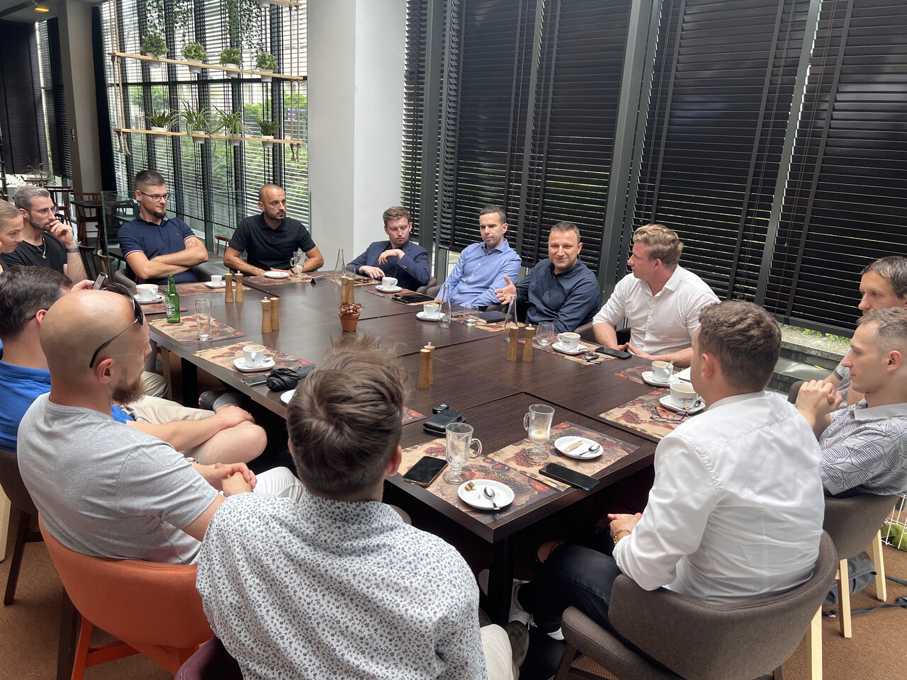 Spotkanie TechMine Coffee — społeczność przedsiębiorców