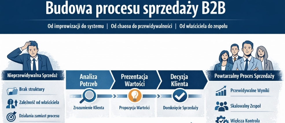 budowa procesu sprzedaży b2b