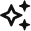 sparkling stars icon