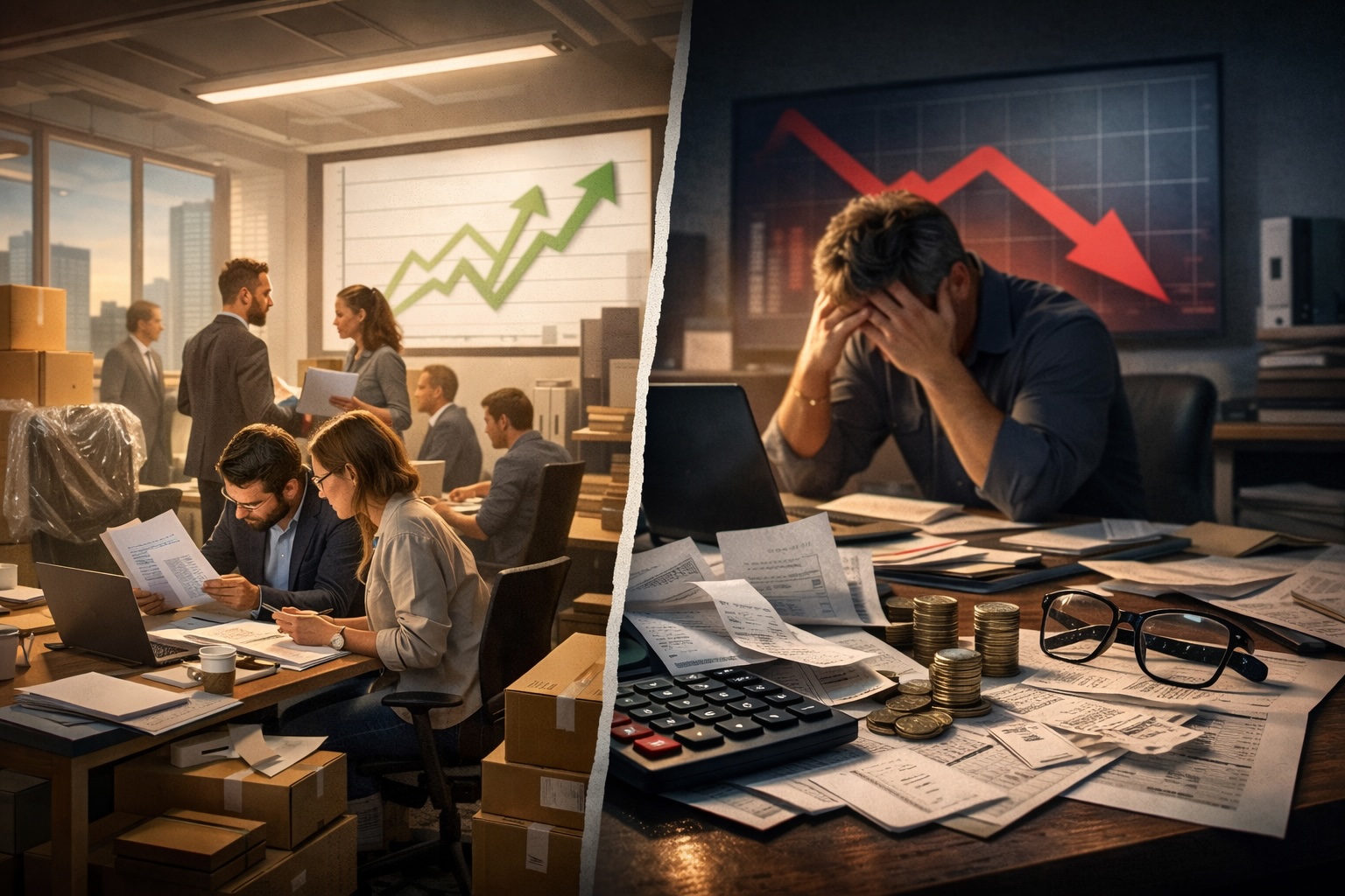 Sprzedaż rośnie a zysk spada